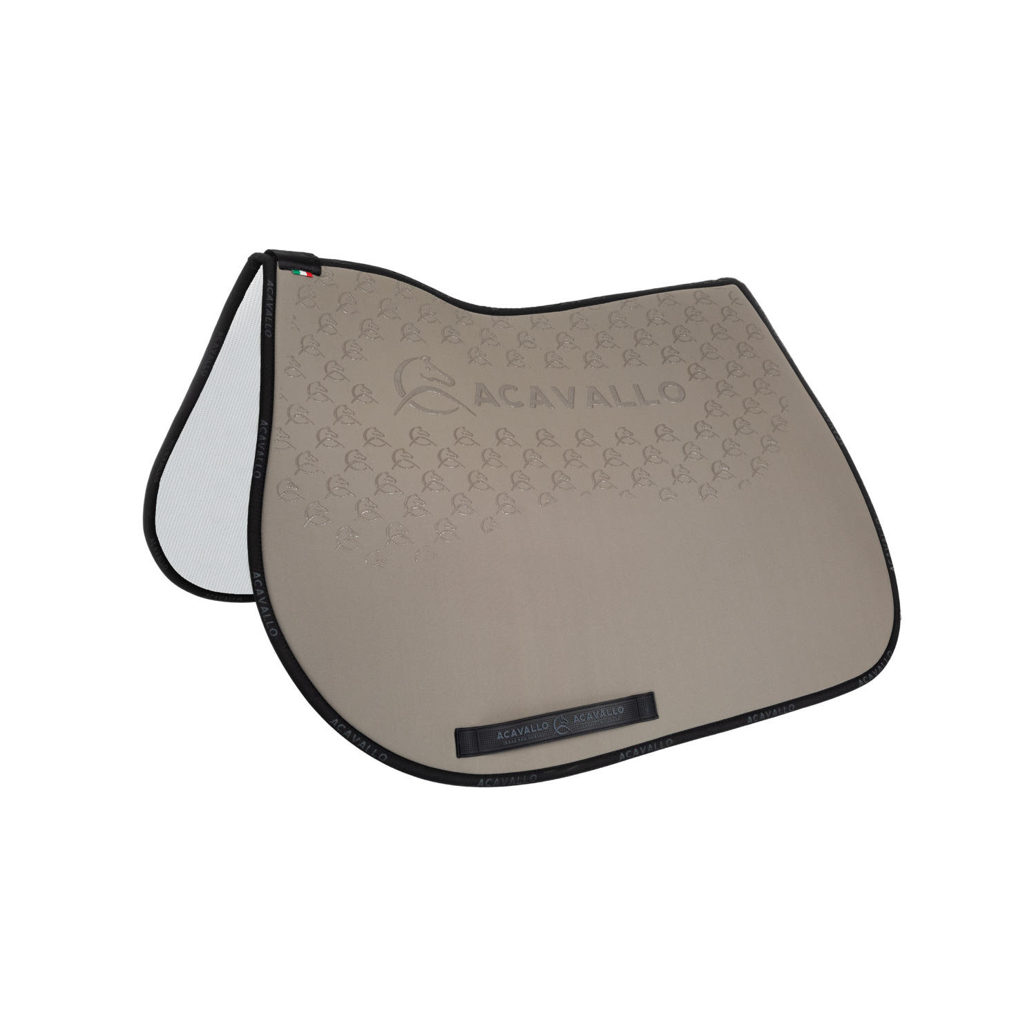 Acavallo Schabracke Springen JS CW-CS Lykra & Bambus Silikon Grip - terra/black