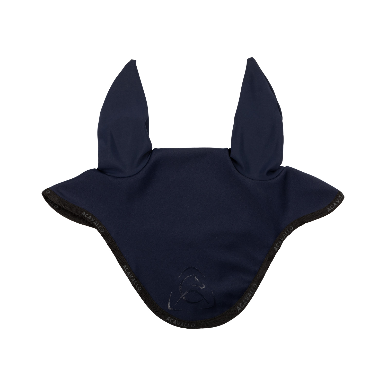 Acavallo Lykra Fliegenohren mit Silikon Logo - deep blue/black