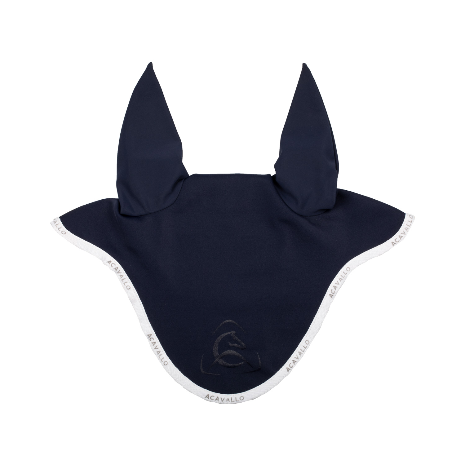 Acavallo Lykra Fliegenohren mit Silikon Logo - deep blue/white