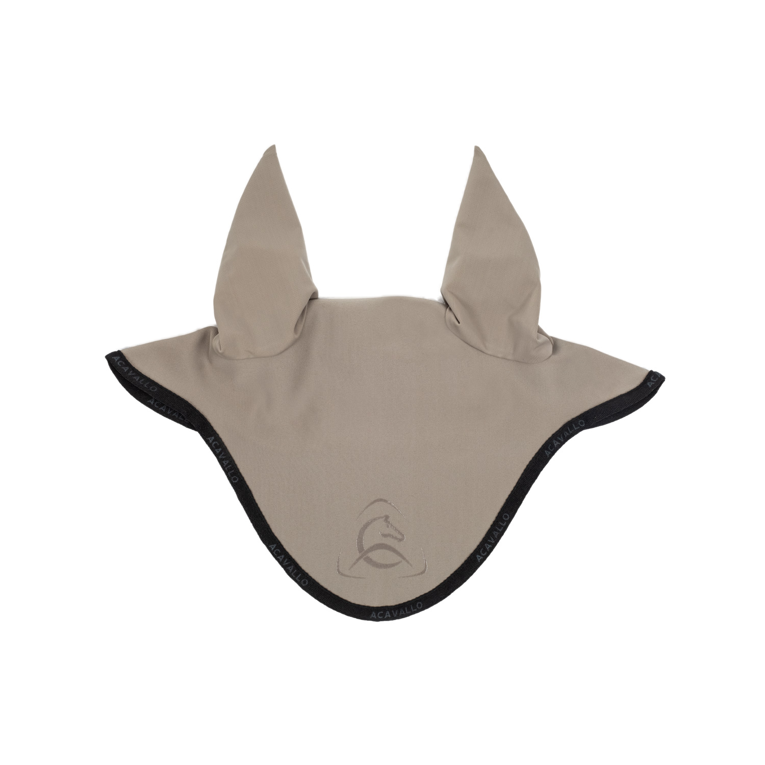 Acavallo Lykra Fliegenohren mit Silikon Logo - terra/black
