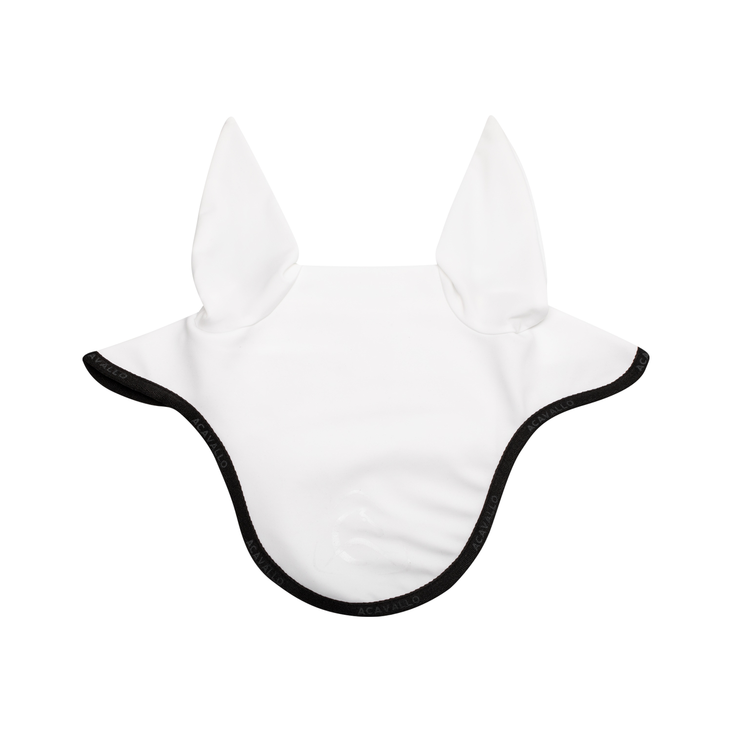 Acavallo Lykra Fliegenohren mit Silikon Logo - white/black