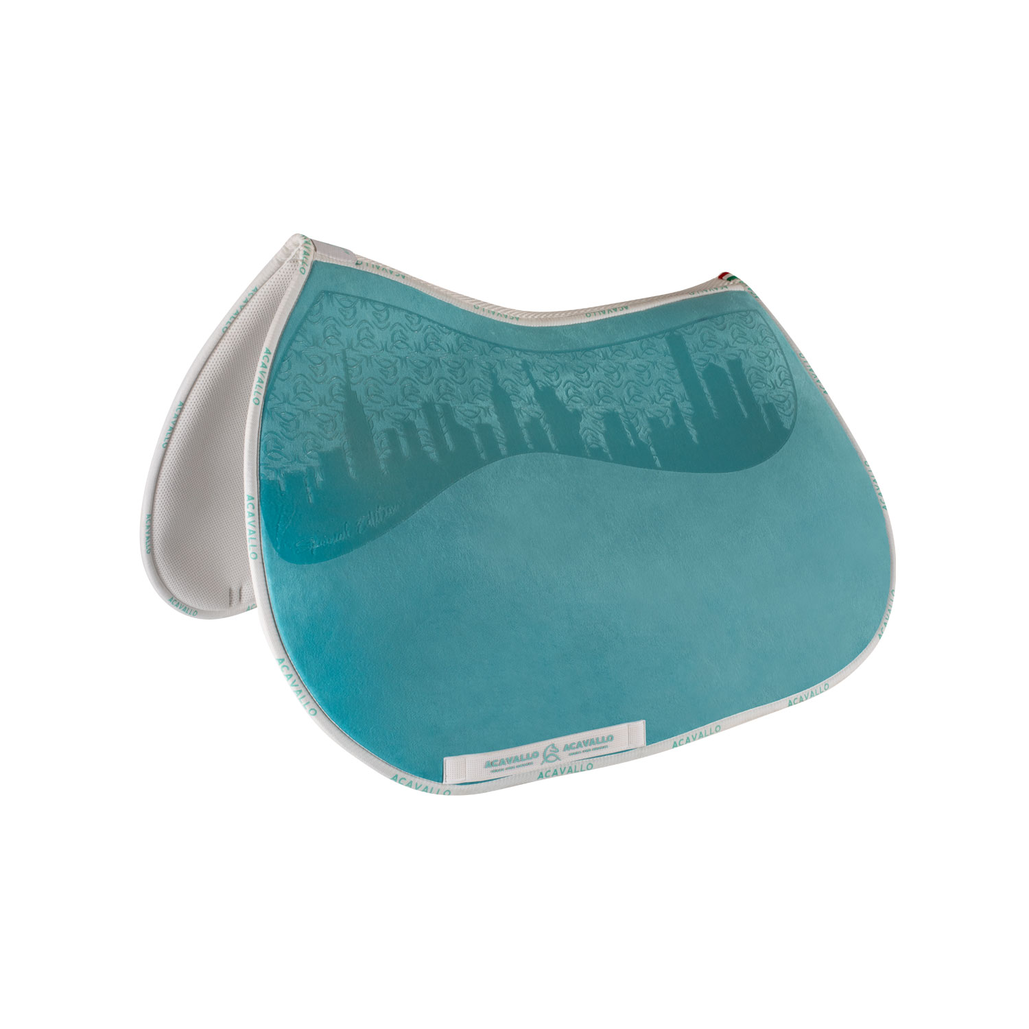 Acavallo Special Edition Spring Schabracke mit Silikon Grip - sky blue