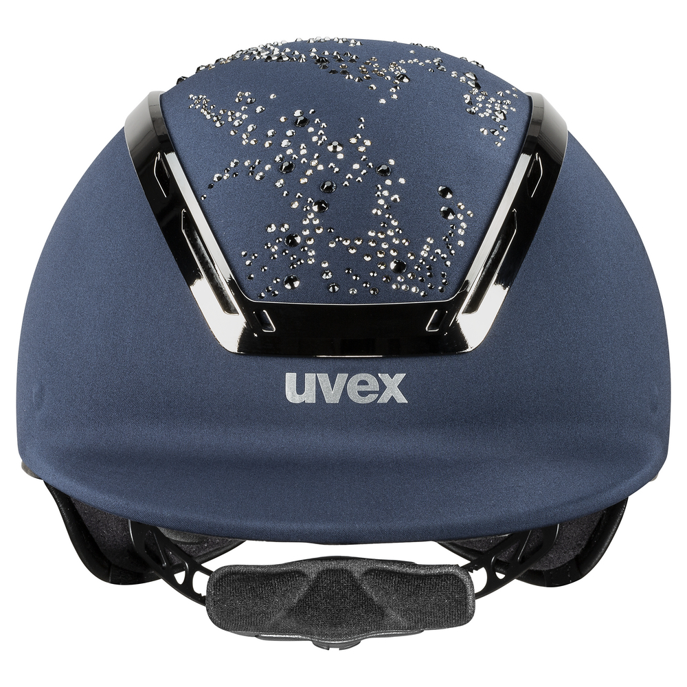 UVEX Exxeed Diamond Reithelm - navy, Größe M-L (57-59)
