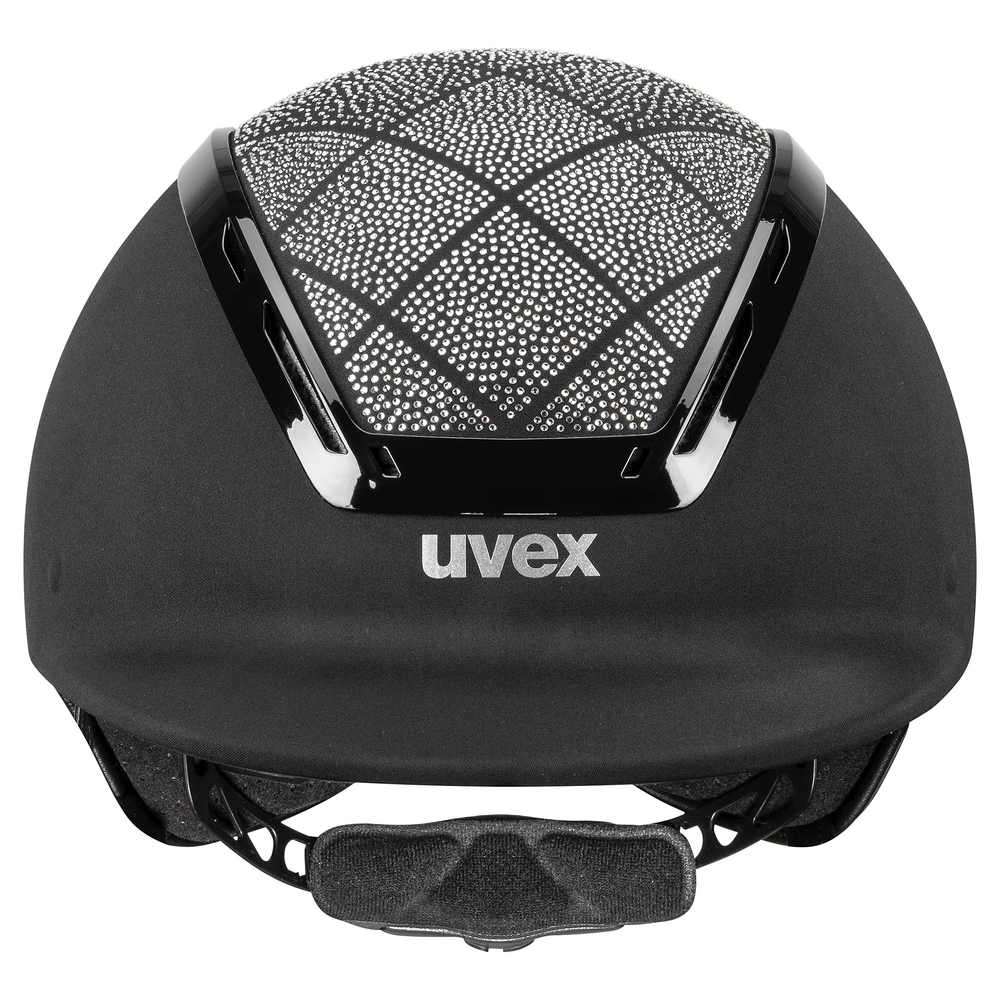 UVEX Exxeed Flash Reithelm - black, Größe XS-S (54-56)