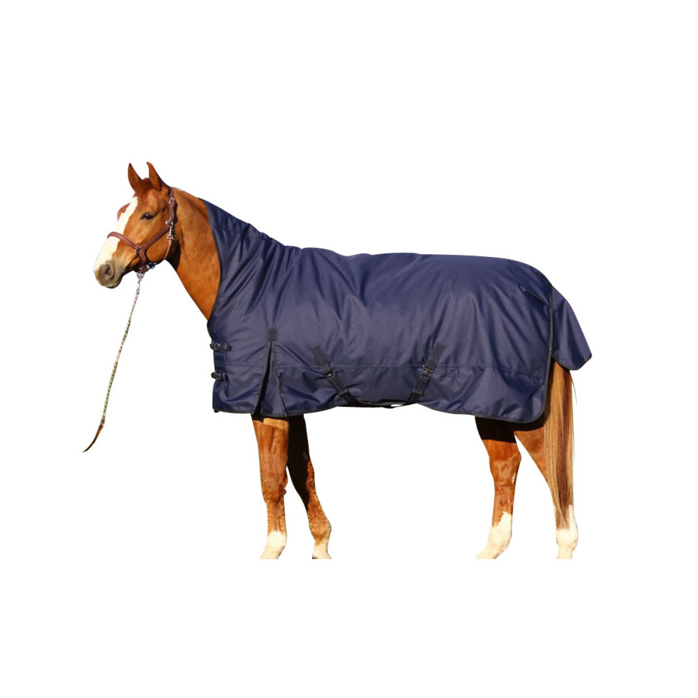 Euroriding Outdoor Decke Kodiak High Neck Extra Light 50 g - navy, Größe 165 cm