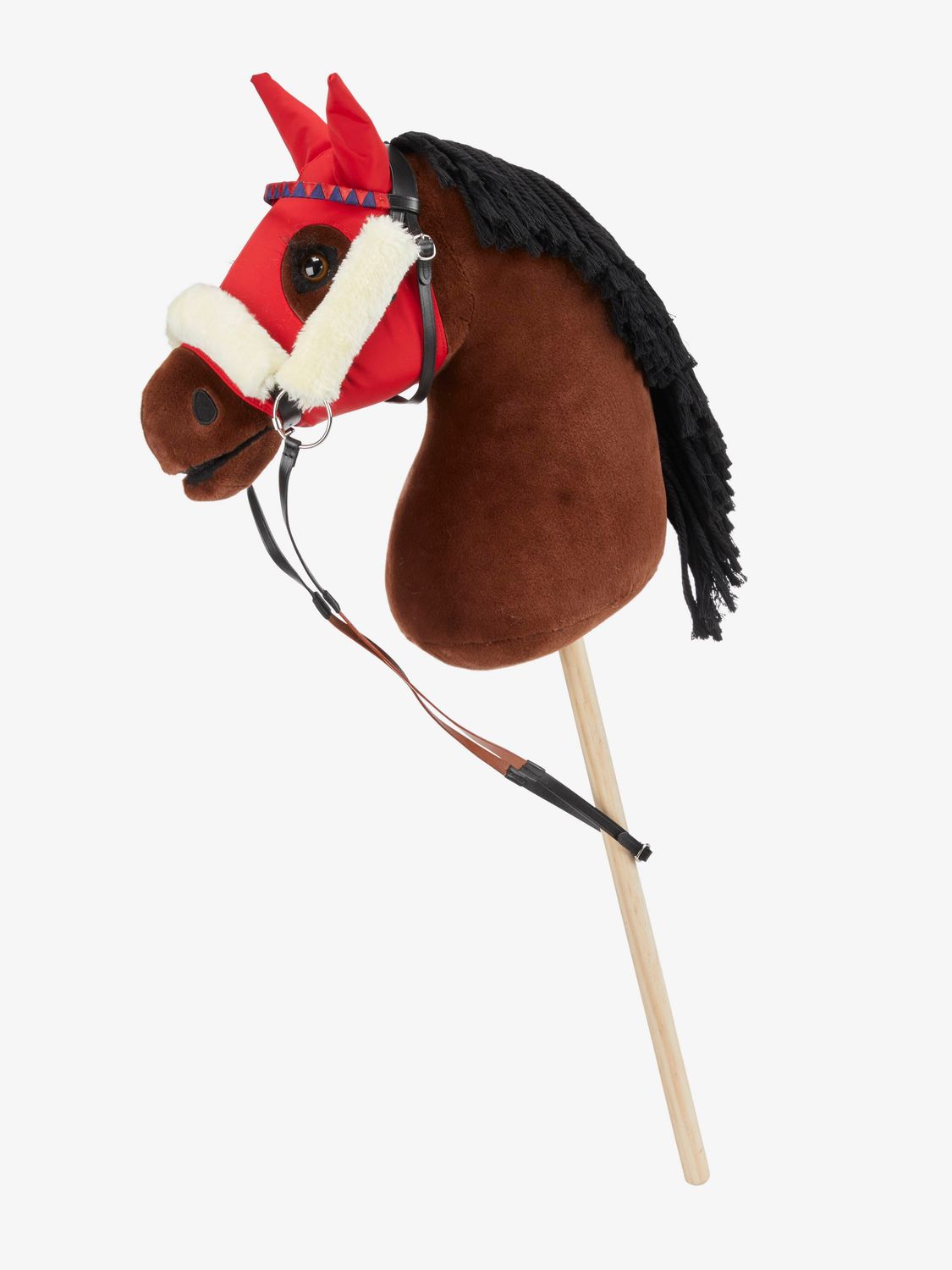 LeMieux Hobby Horse Stretch Maske - red