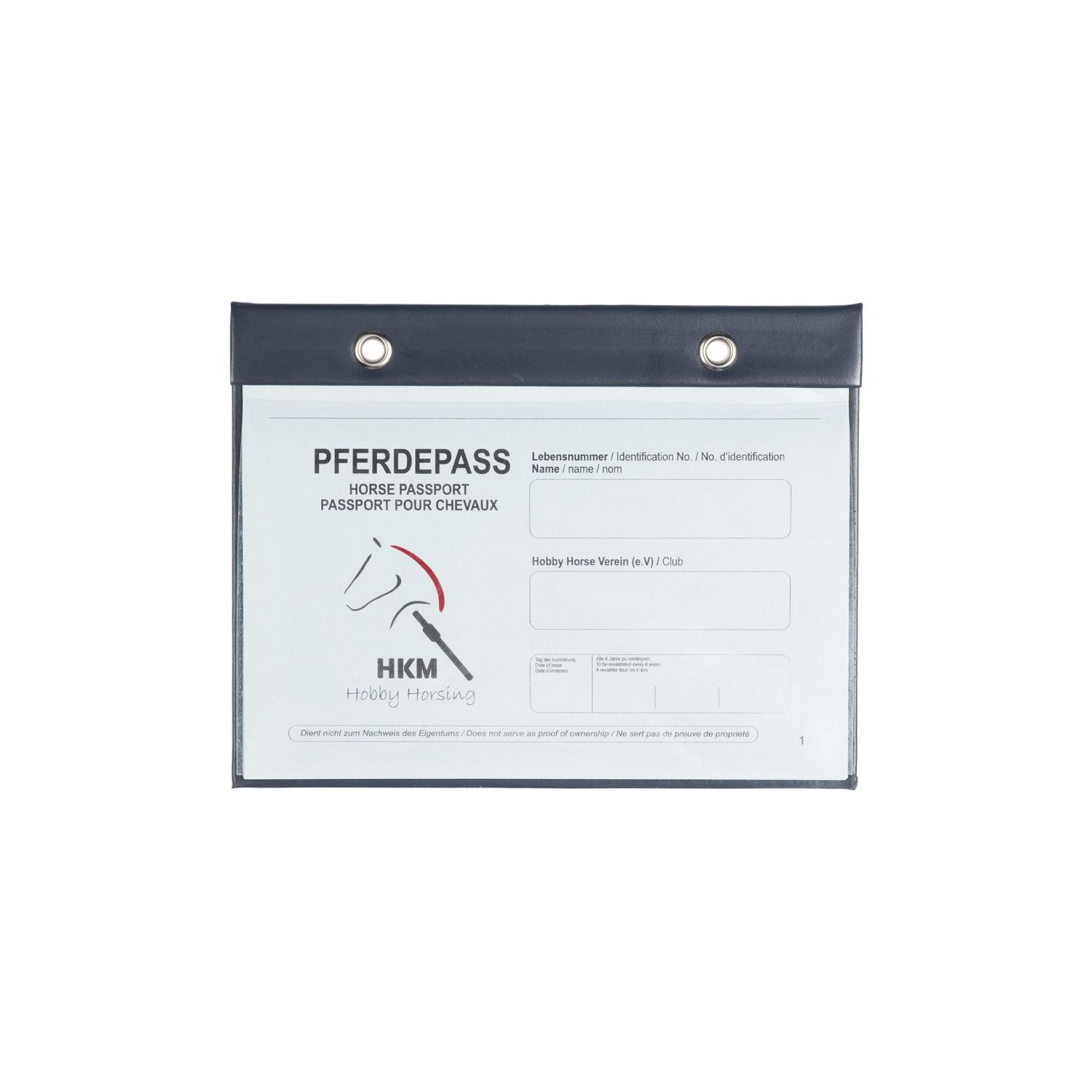 HKM Hobby Horsing Pferdepass - Grau