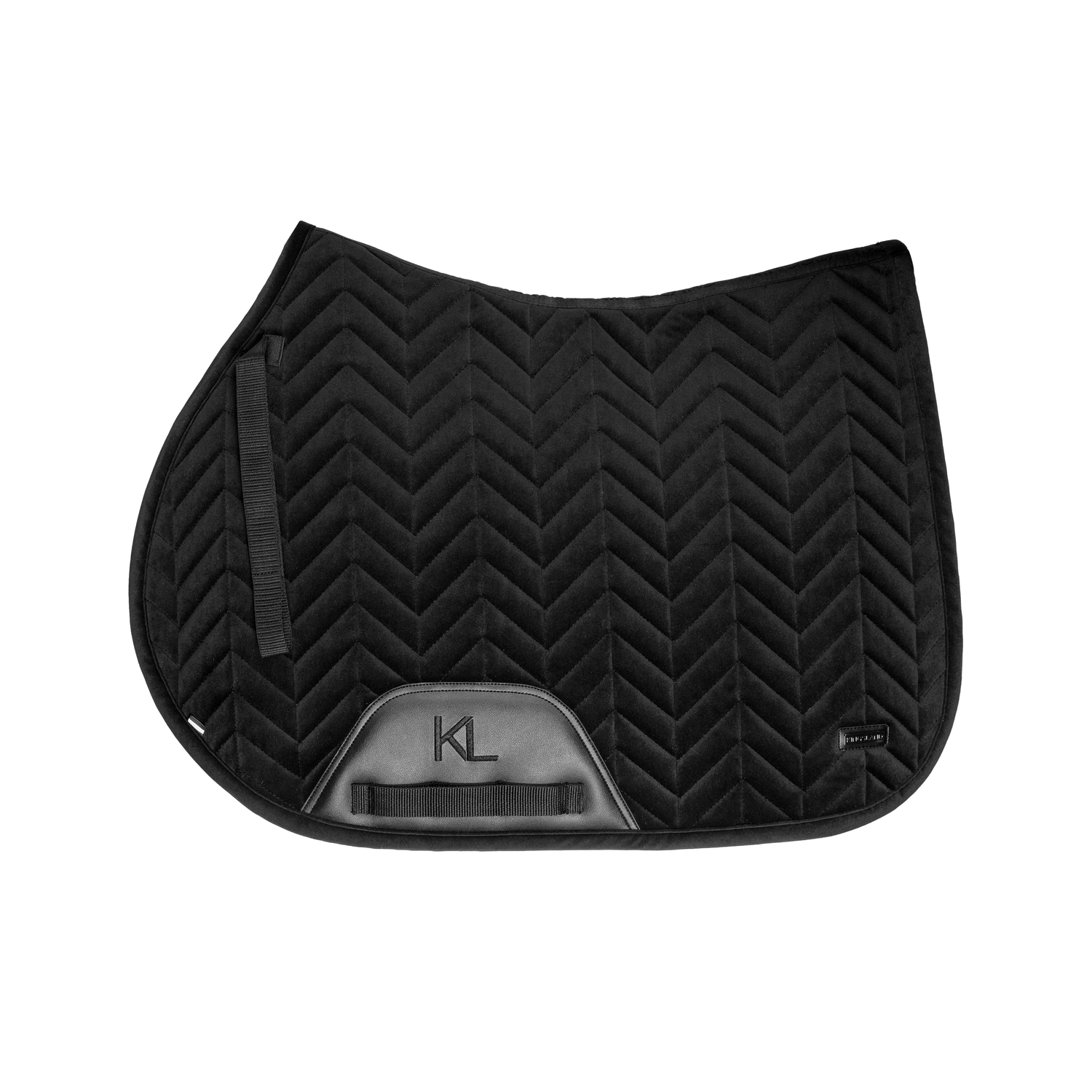 Kingsland KLVigga Velvet Schabracke Springen - black, Größe Warmblut
