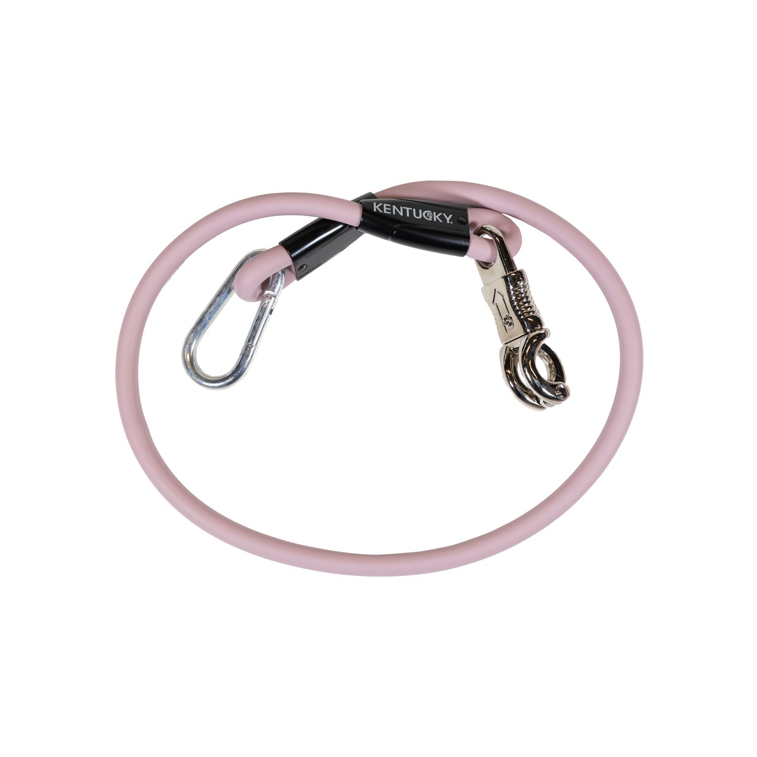 Kentucky Horsewear Horse Box Lead & Cross Anbindestrick - alte rose, Größe 120cm