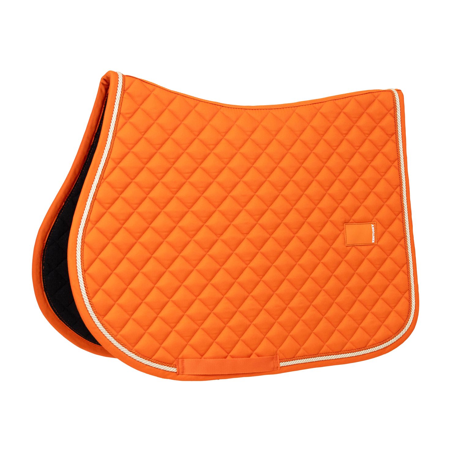 Kentucky Horsewear Schabracke Springen Diamond Rope - orange, Größe Warmblut Springen