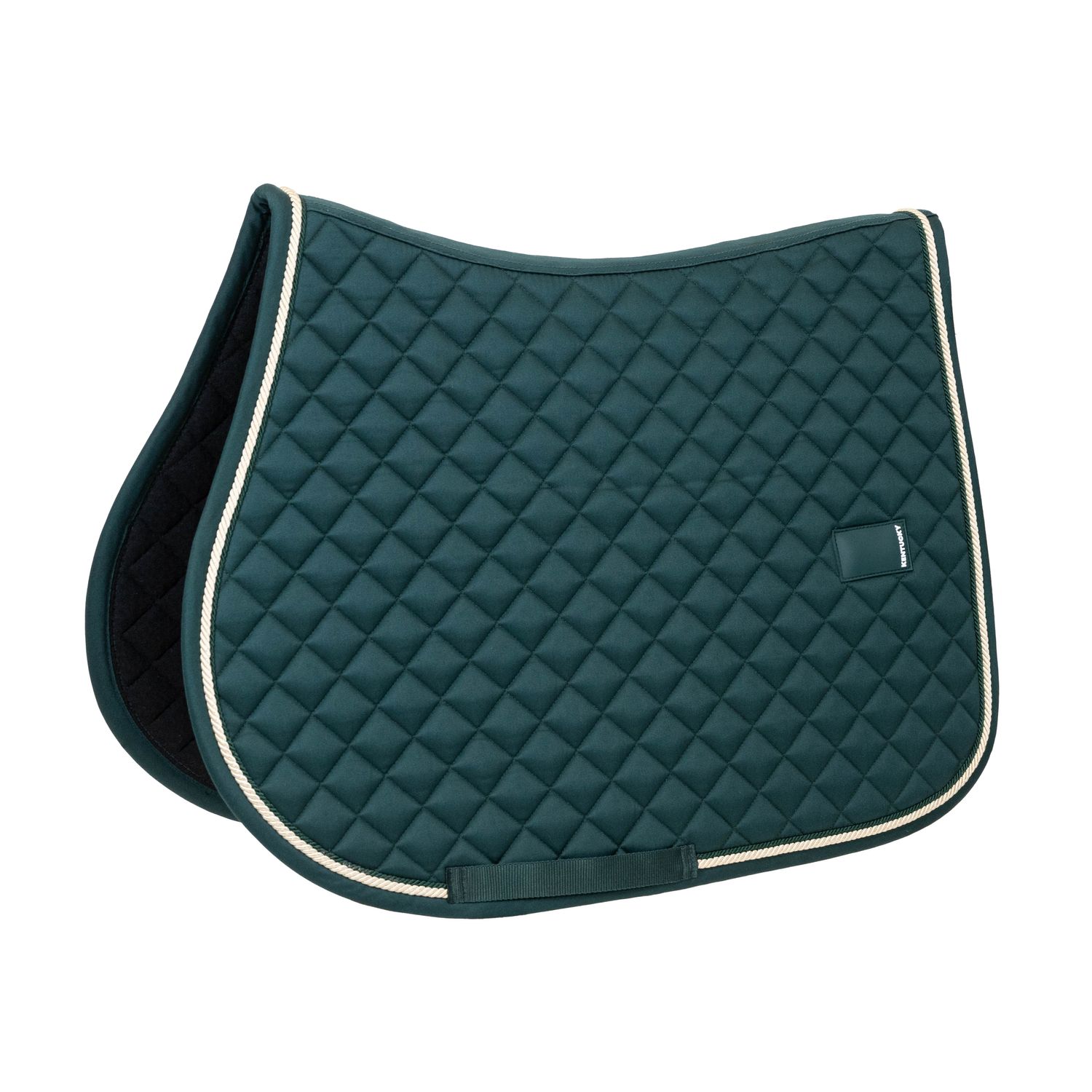Kentucky Horsewear Schabracke Springen Diamond Rope - grün, Größe Warmblut Springen