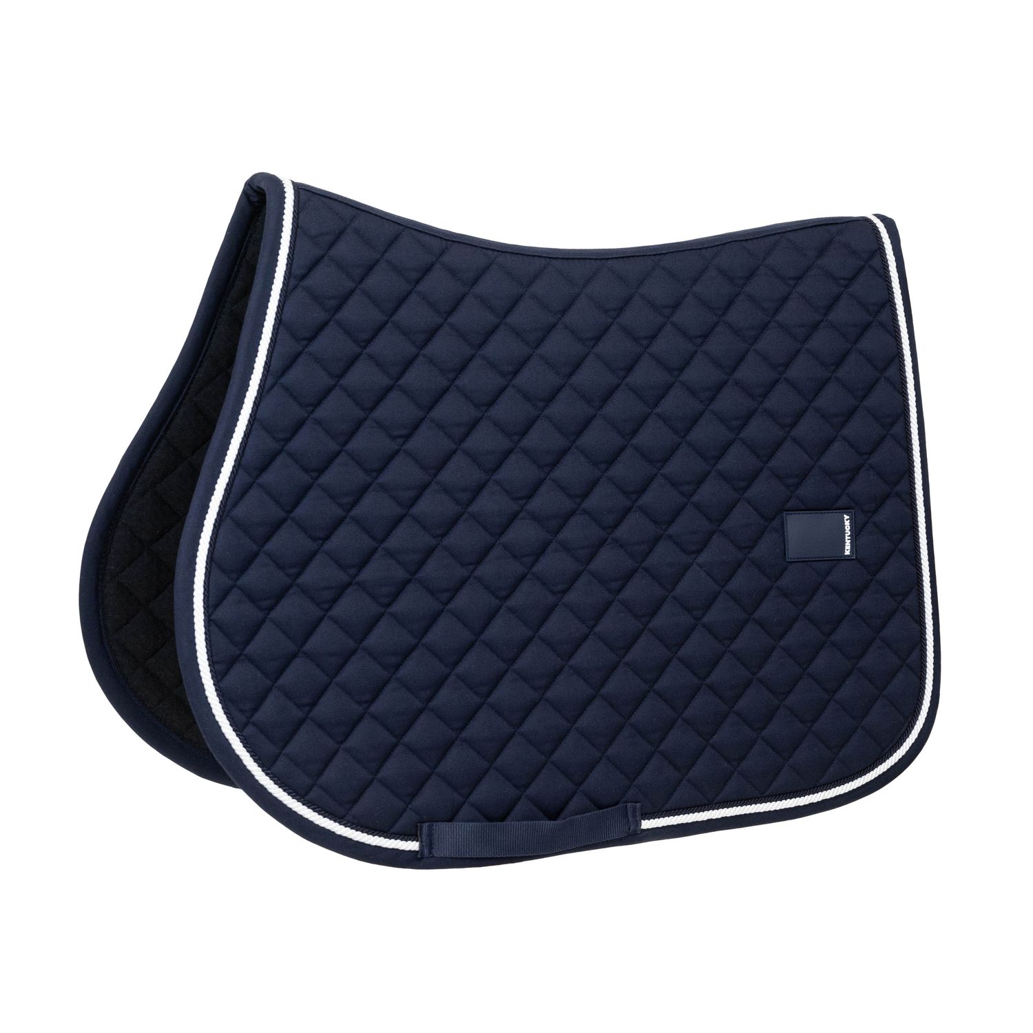Kentucky Horsewear Schabracke Springen Diamond Rope - navy, Größe Warmblut Springen