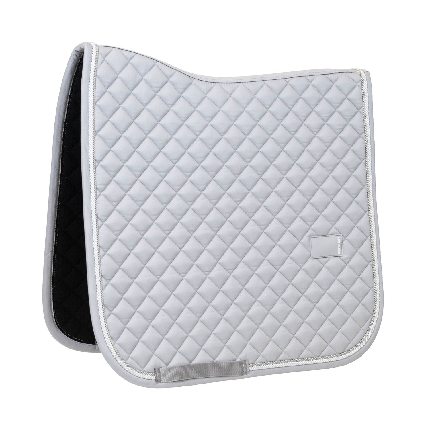 Kentucky Horsewear Schabracke Dressur Diamond Rope - grau, Größe Warmblut Dressur