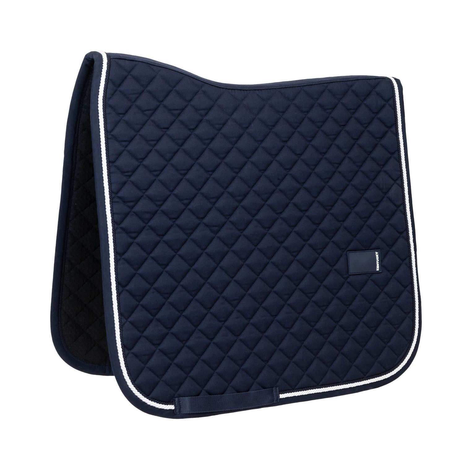 Kentucky Horsewear Schabracke Dressur Diamond Rope - navy, Größe Warmblut Dressur