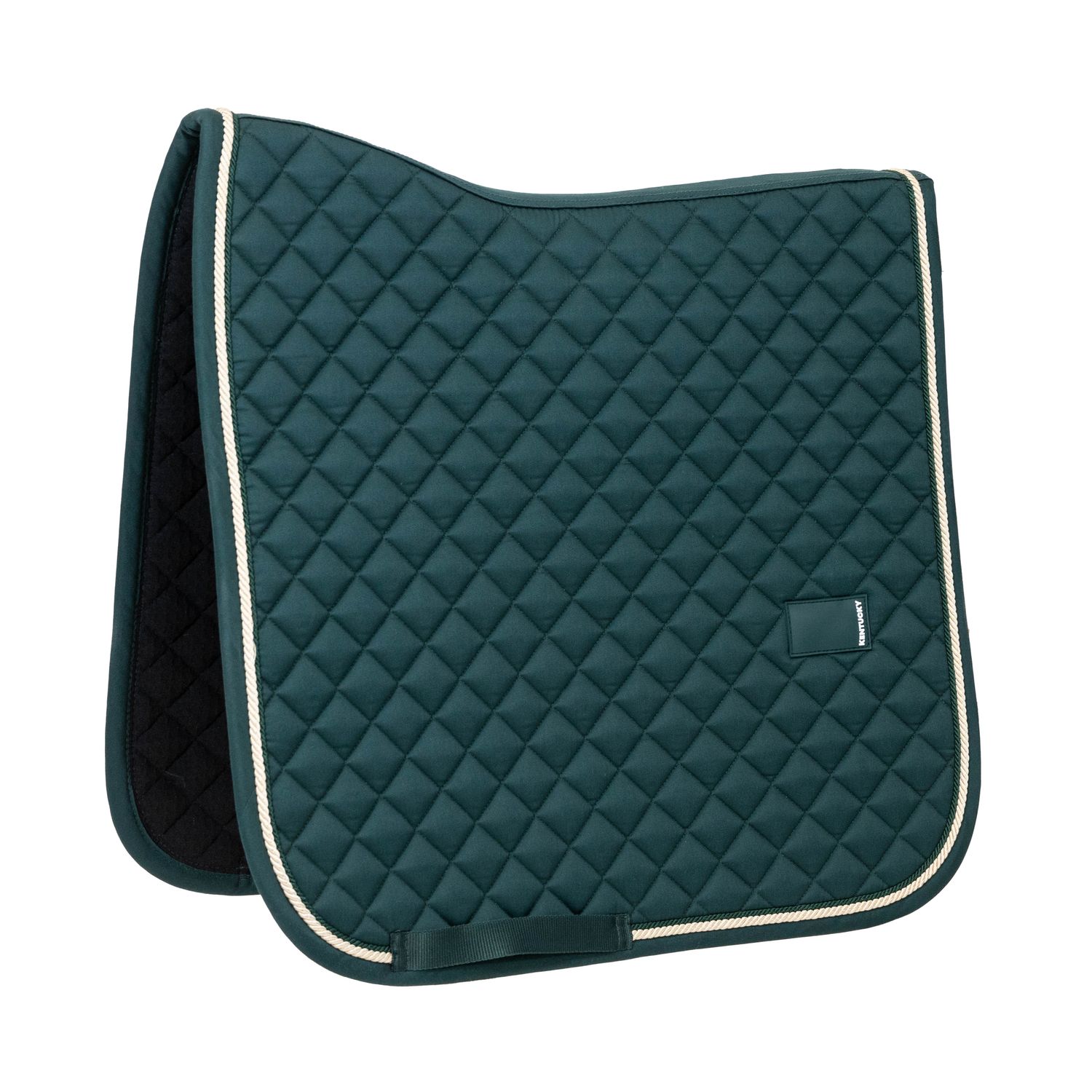 Kentucky Horsewear Schabracke Dressur Diamond Rope - grün, Größe Warmblut Dressur