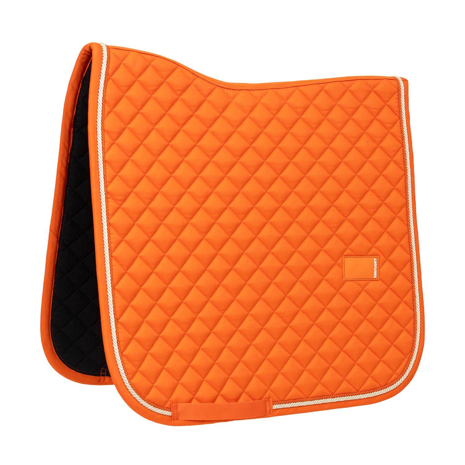Kentucky Horsewear Schabracke Dressur Diamond Rope - orange, Größe Warmblut Dressur