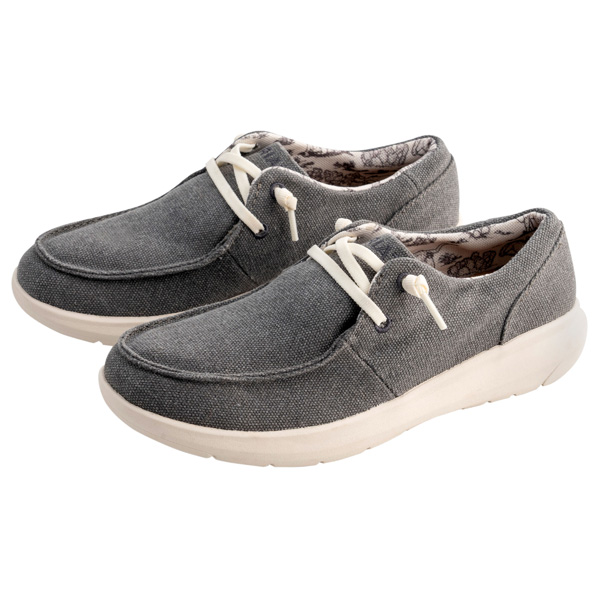 Ariat Hilo Casual Damen Freizeitschuh - washed black, Größe UK 7.5 | EUR 41.5