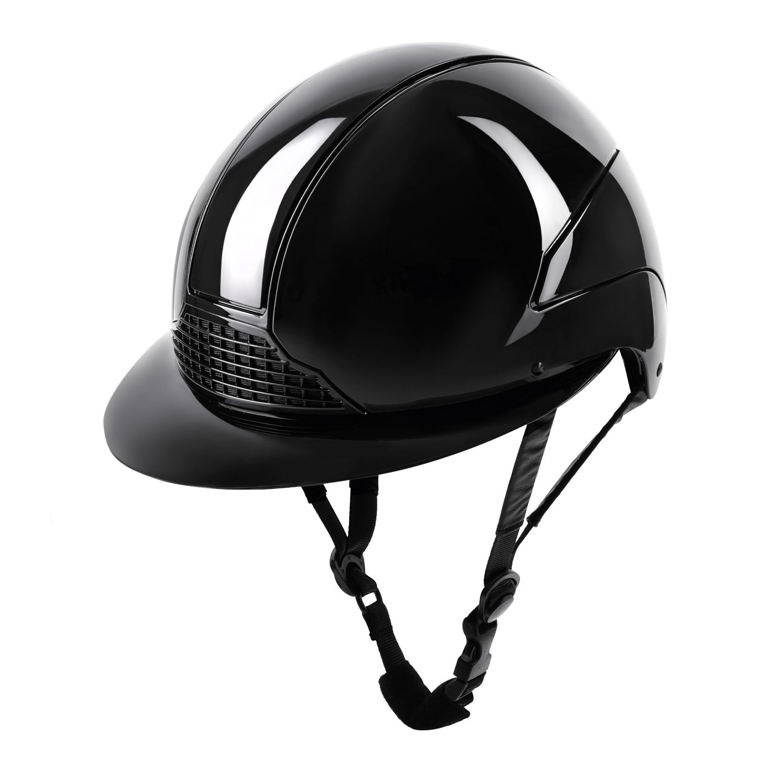 SWING Reithelm H24 Lady glossy - schwarz glanz, Größe 59 - 61 cm