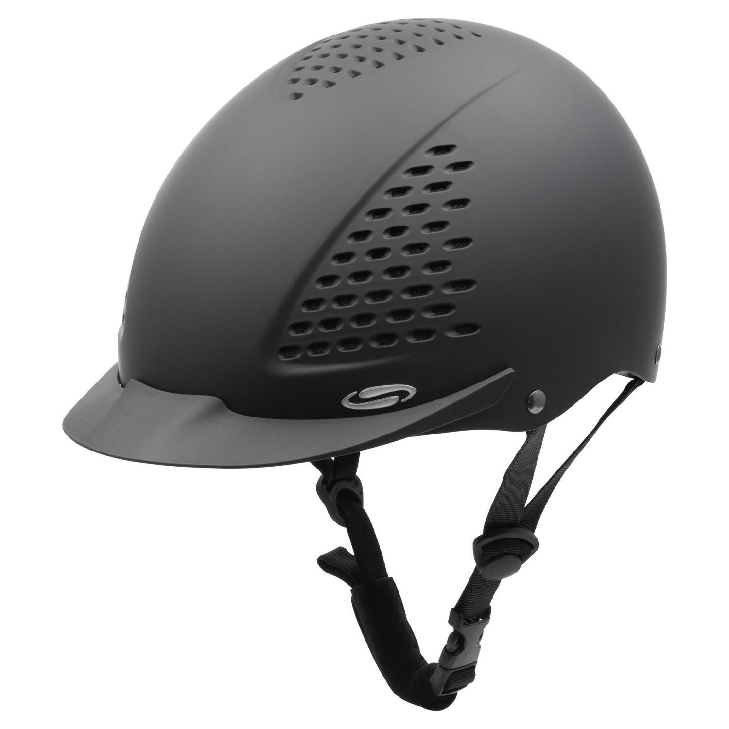 SWING Reithelm H23 Classic - schwarz matt, Größe 51-54cm