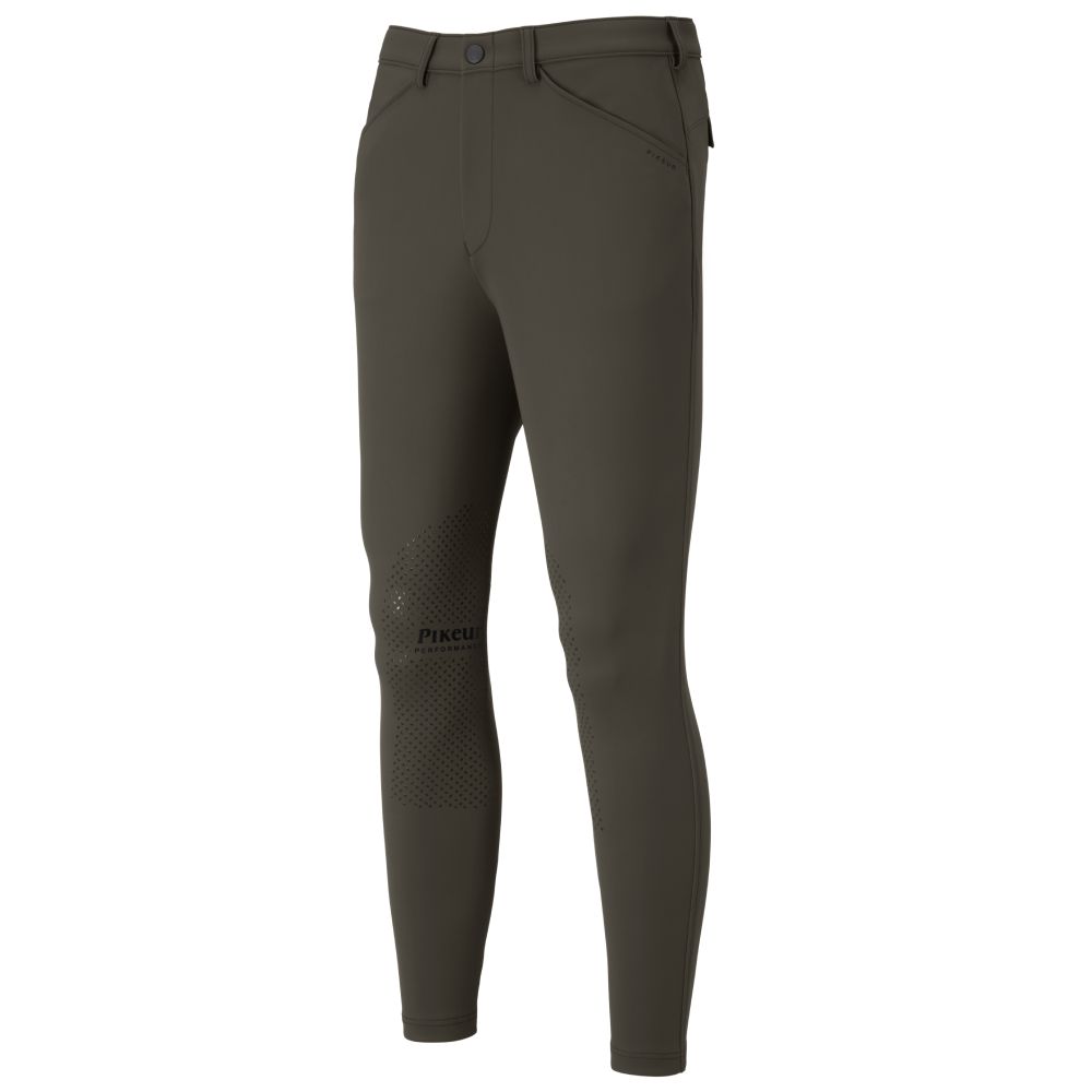 Pikeur New Rodrigo SD KN Kniegrip Reithose Herren - deep khaki, Größe 50