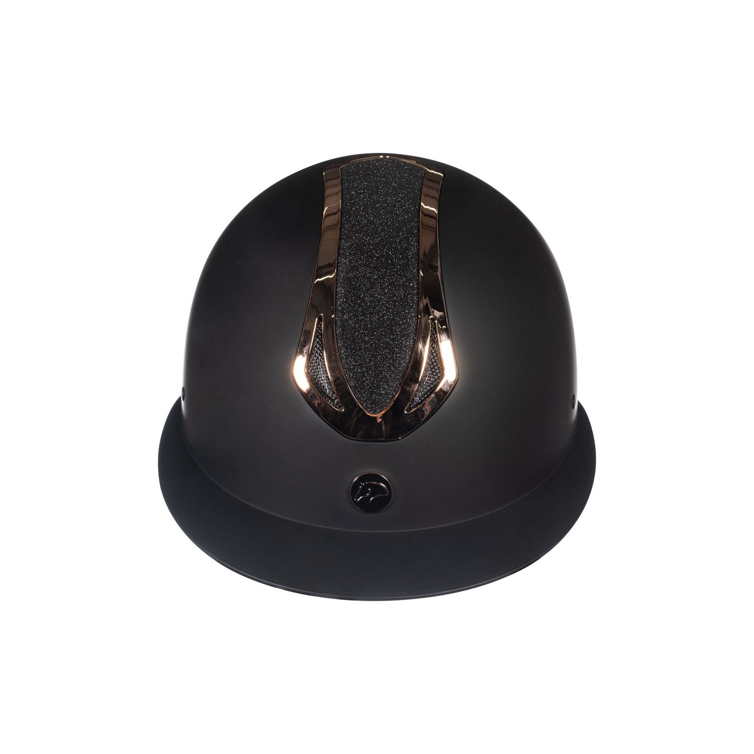 HKM Reithelm Illusion - schwarz/rosegold, Größe S
