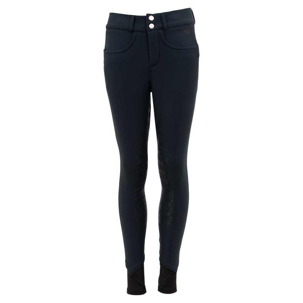 BR Eevolv Fie HW24 Vollgrip Reithose Kinder - carbon, Größe 158
