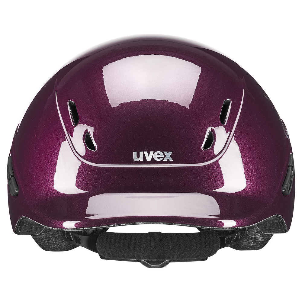 UVEX Kidoxx Shiny Kinder Reithelm - burgundy shiny, Größe XXXS-XS (49-54)