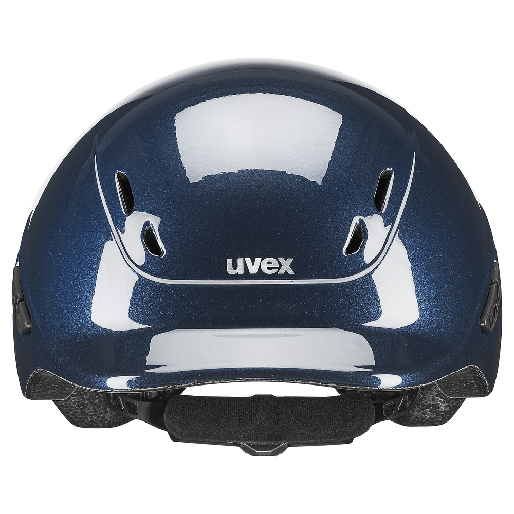 UVEX Kidoxx Dekor Kinder Reithelm - flower pony navy shiny, Größe XXXS-XS (49-54)