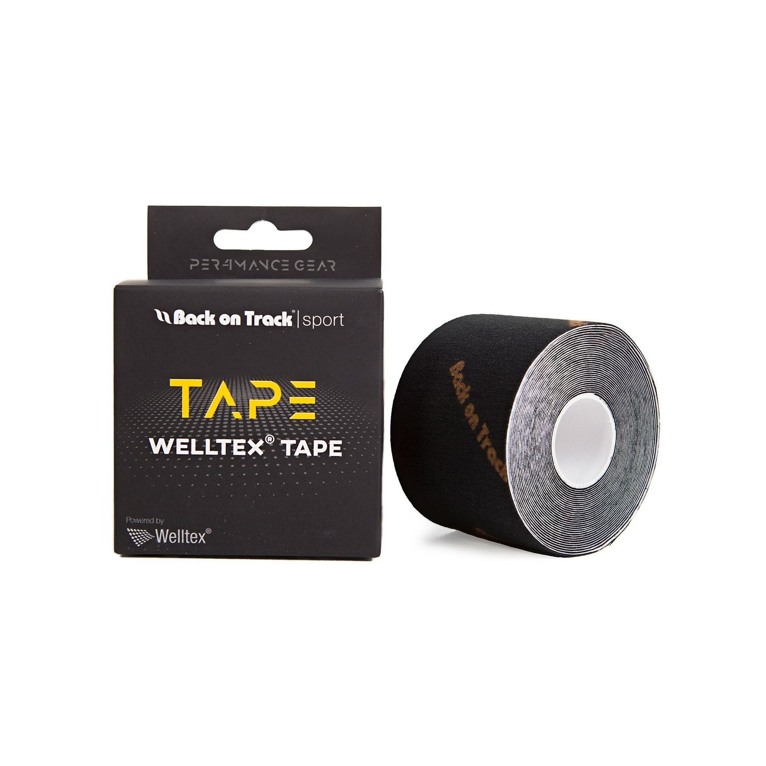 Back on Track P4G Welltex tape - schwarz, Größe 5 m x 50 mm