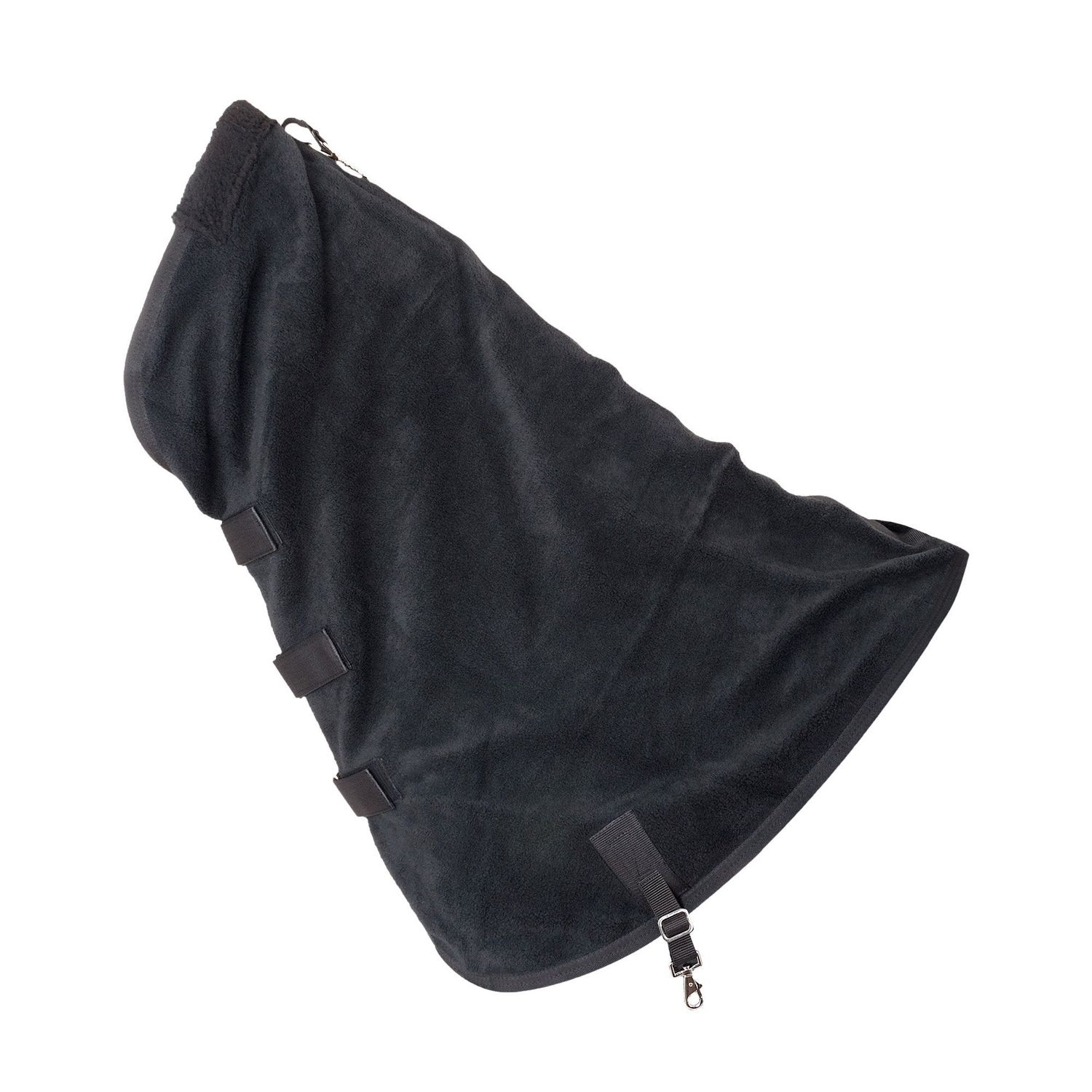 Back on Track Halsteil Fleecedecke - schwarz, Größe 145 cm
