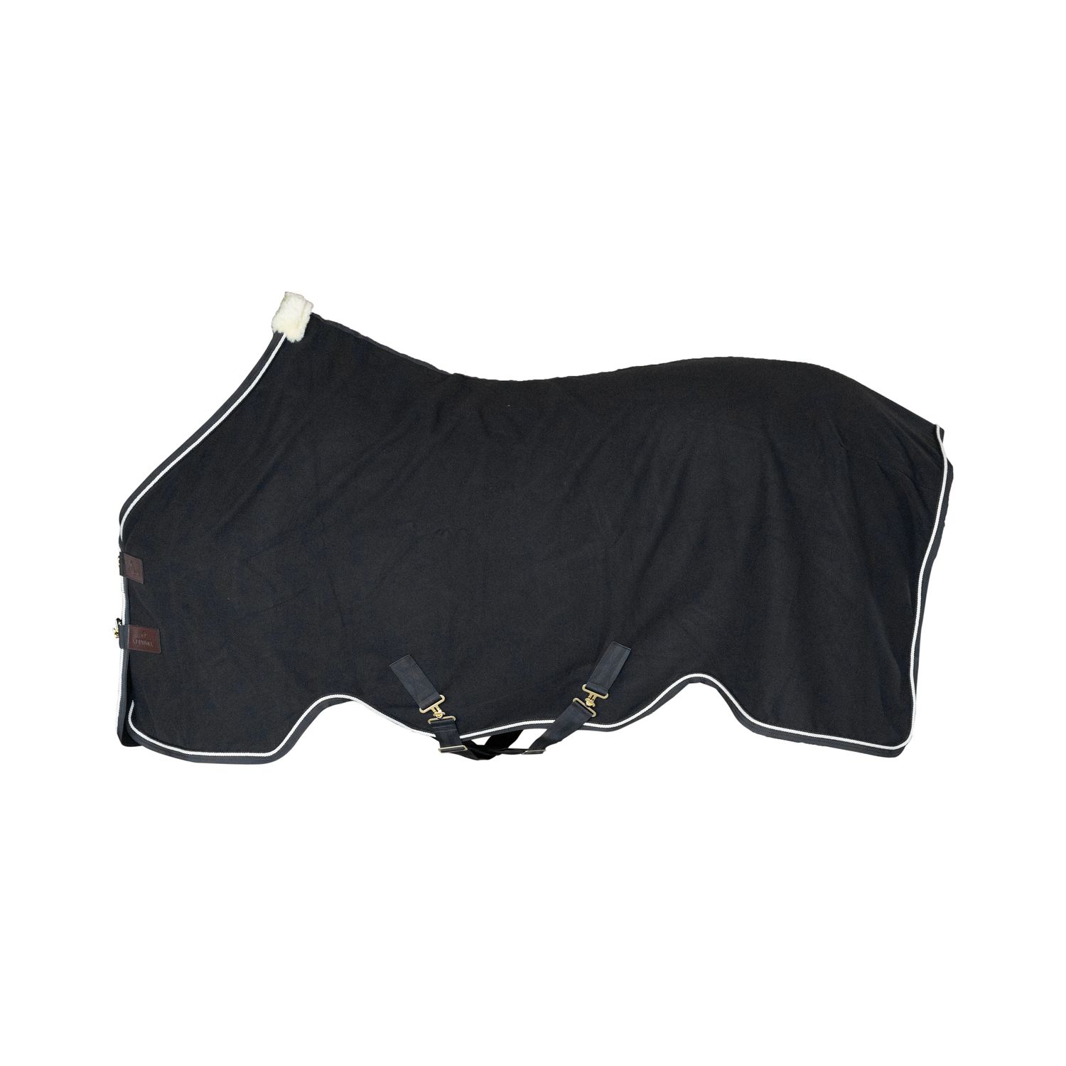 Kentucky Horsewear Fleecedecke vegane Wolle - schwarz, Größe 140