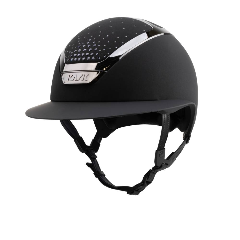 KASK Reithelm Star Lady Chrome Passage - black graphite, Größe 55