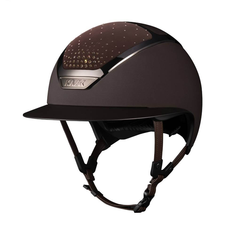 KASK Reithelm Star Lady Chrome Passage - brown/greige, Größe 59