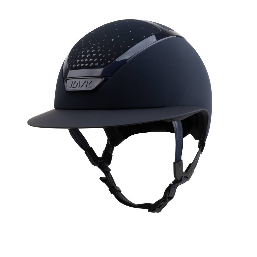 KASK Reithelm Star Lady Chrome Passage - navy_navy_graphite, Größe 59