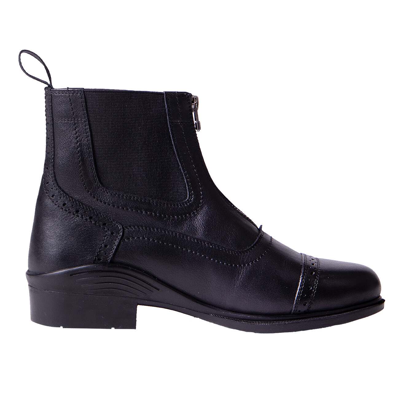 QHP Thermo Stiefelette Leder Calgary Junior - schwarz, Größe 35