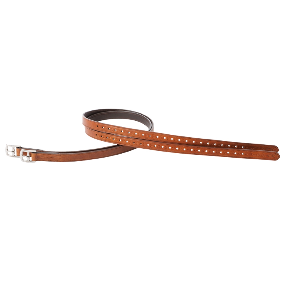 Kavalkade Steigbügelriemen Soft'n Oil - cognac/braun, Größe 130cm