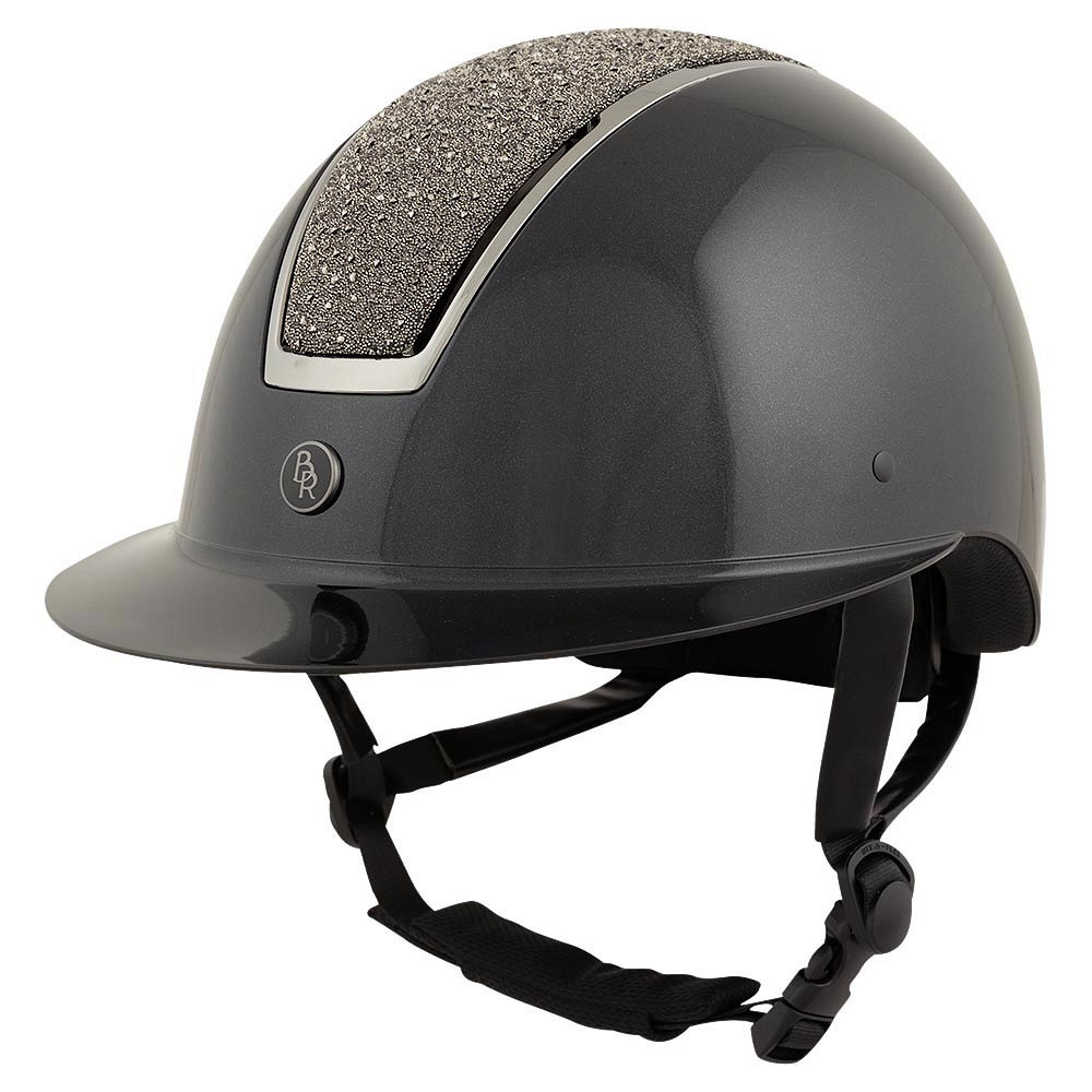 BR Reithelm Omega Glamourous Glossy - black/gunmetal, Größe 55-57