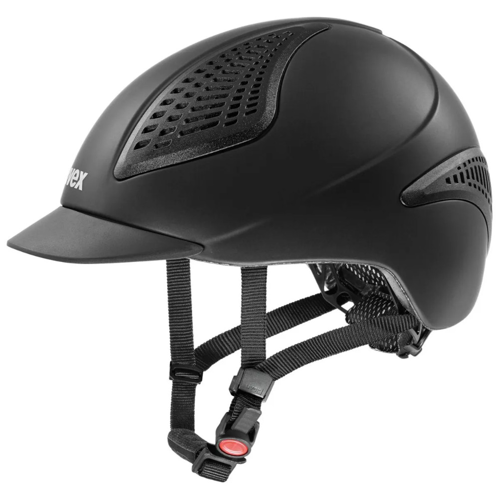 UVEX Exxential III Reithelm - black matt, Größe S-M (55-57)