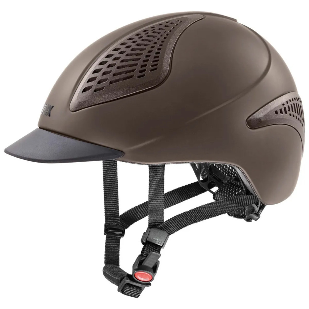UVEX Exxential III Reithelm - mocca matt, Größe S-M (55-57)