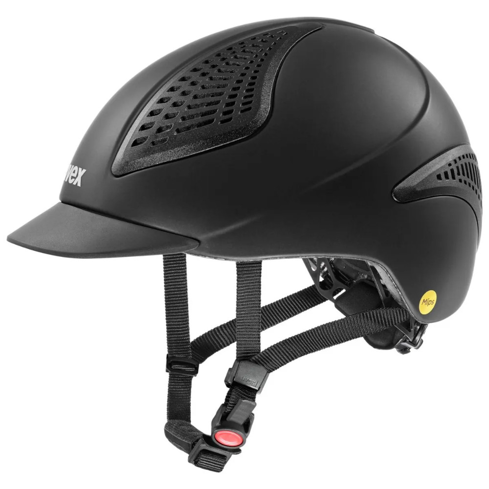 UVEX Exxential III MIPS Reithelm - black matt, Größe M-L (57-59)