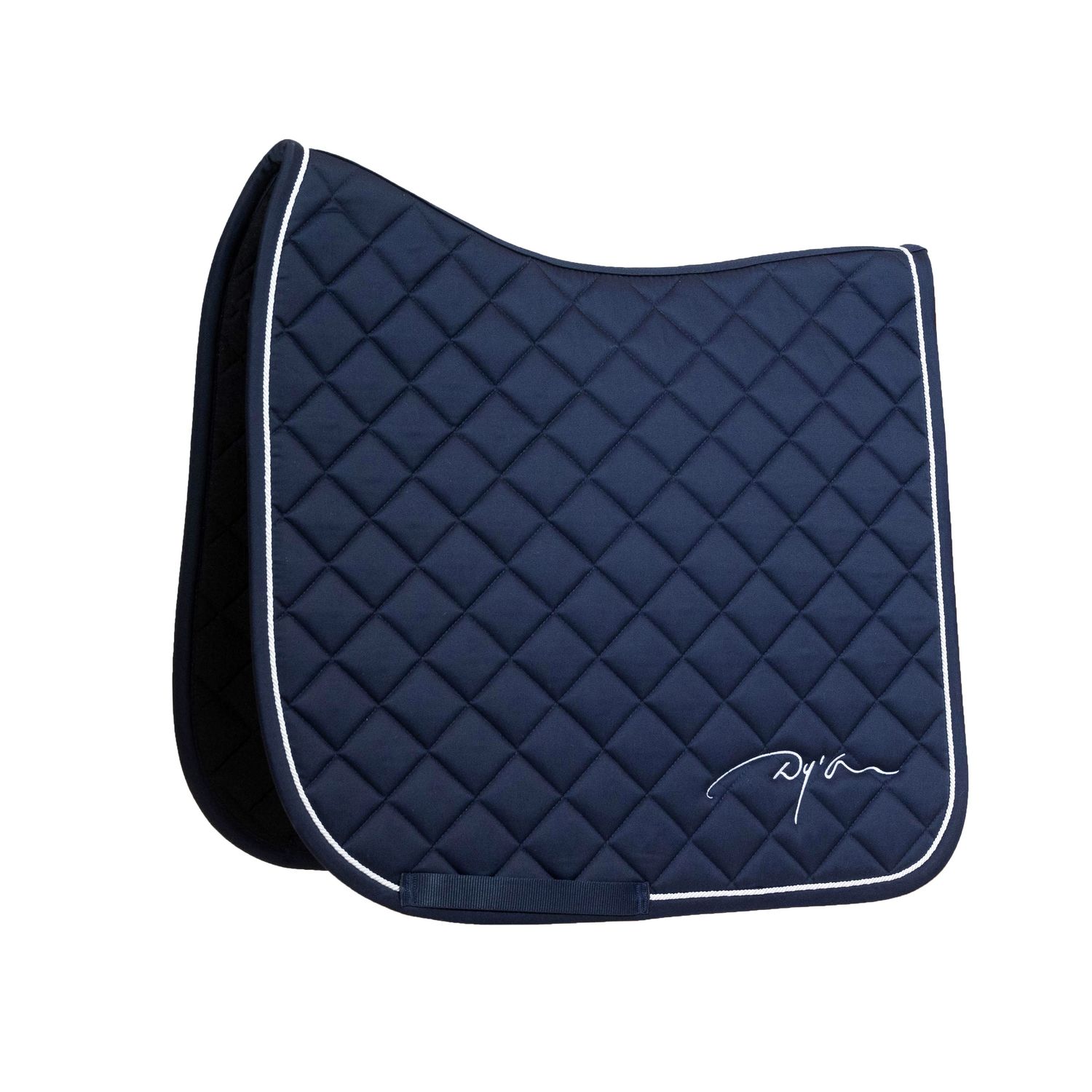 Dyon Diamond Dressurschabracke - navy, Größe Warmblut