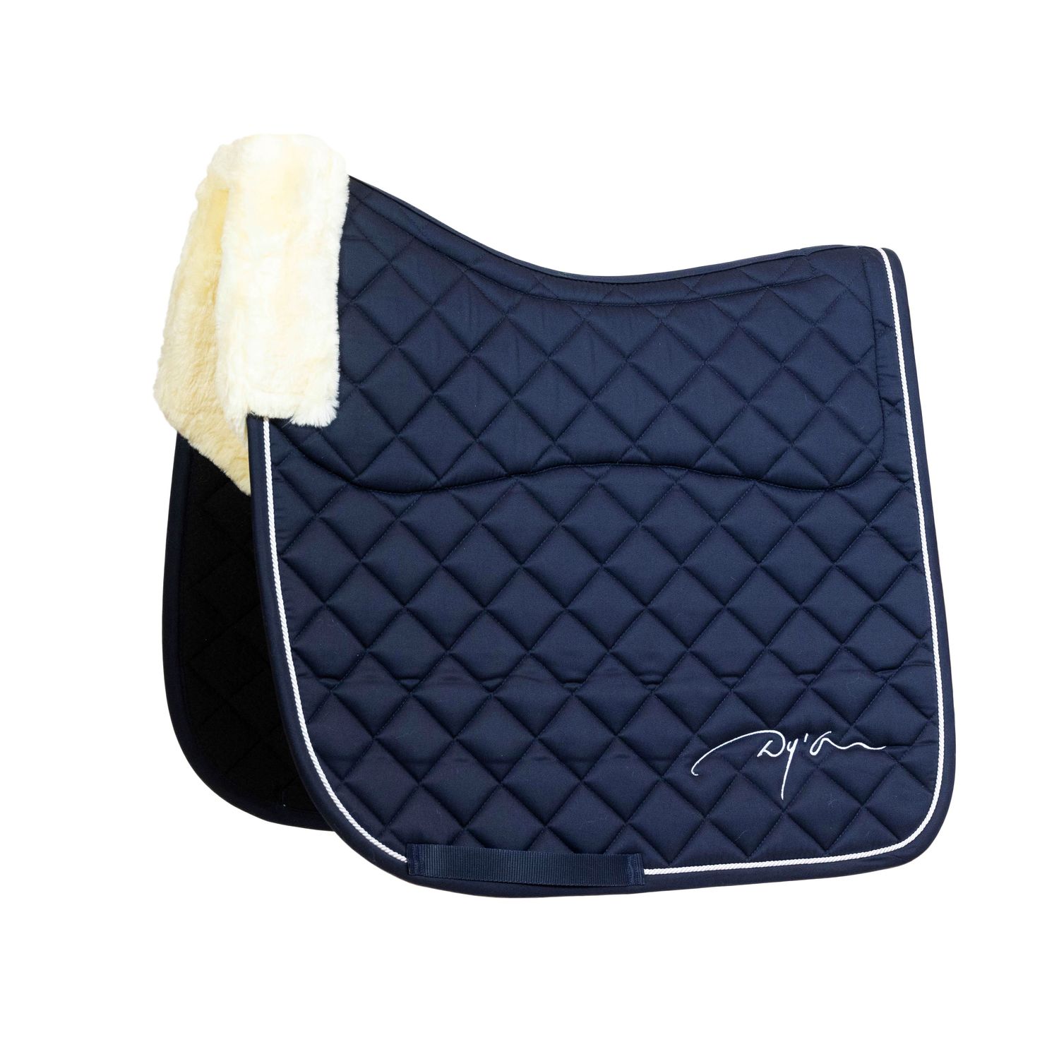 Dyon Dressurschabracke Skin Friendly - navy, Größe Warmblut