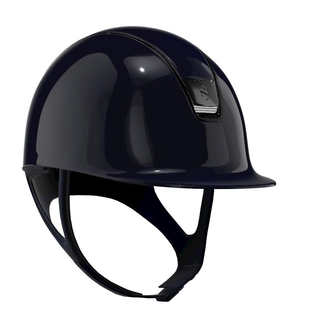 Samshield 2.0 Shadowglossy Reithelm inkl. Liner - blue/black chrome, Größe 57 M