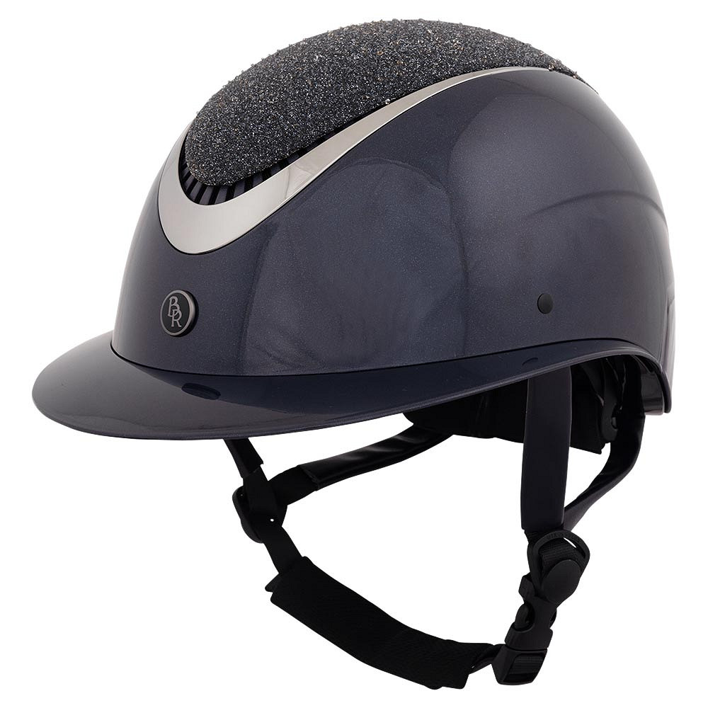 BR Reithelm Theta Plus Glamourous Glossy - navy/gunmetal, Größe 55-57
