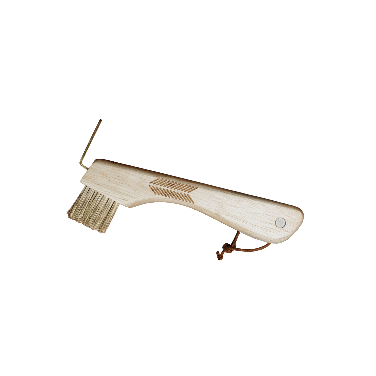 Grooming Deluxe Hoof Pick mit Metal Bürste & Magnet Hufkratzer