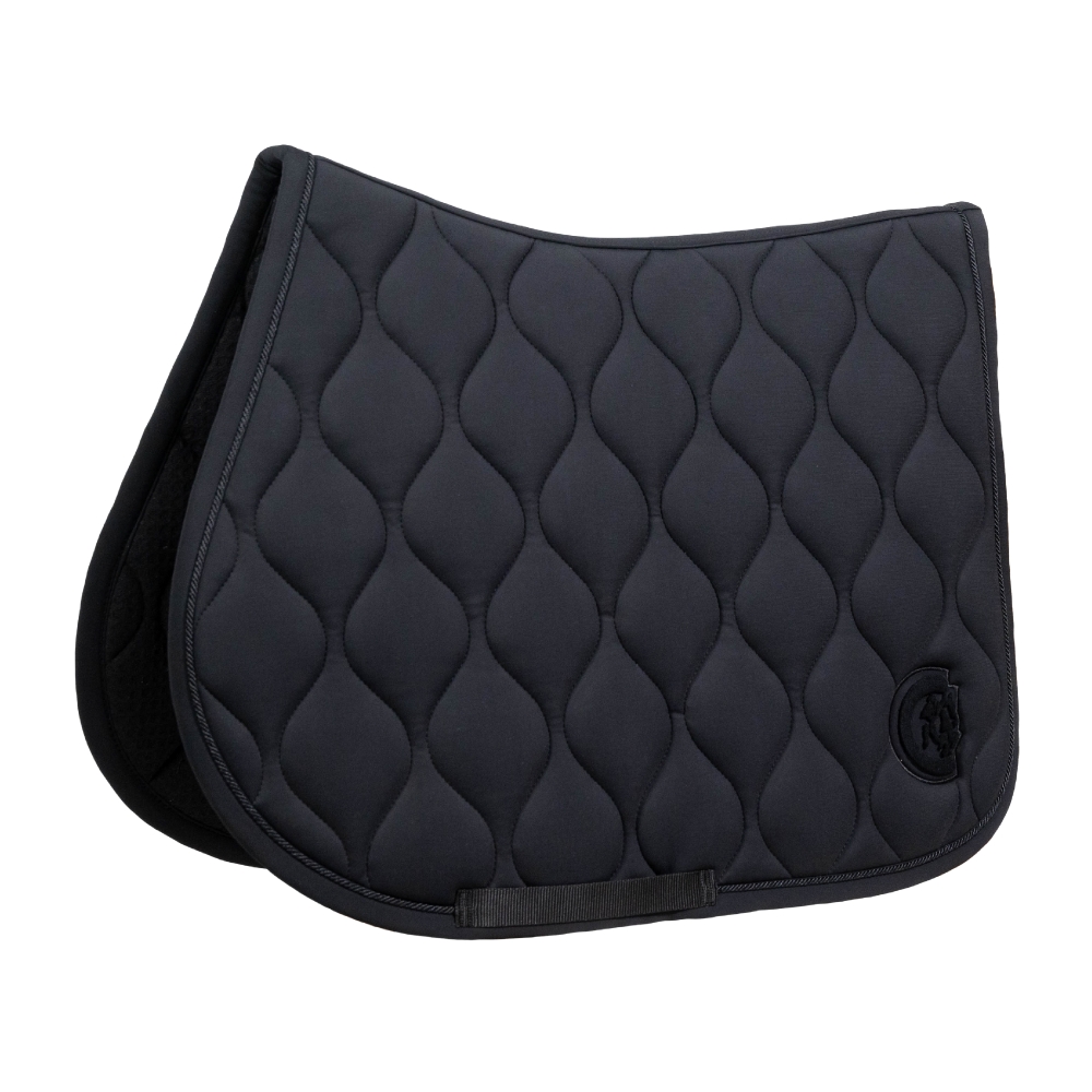 Kentucky Horsewear Schabracke Wave 3D Logo - black, Größe Springen