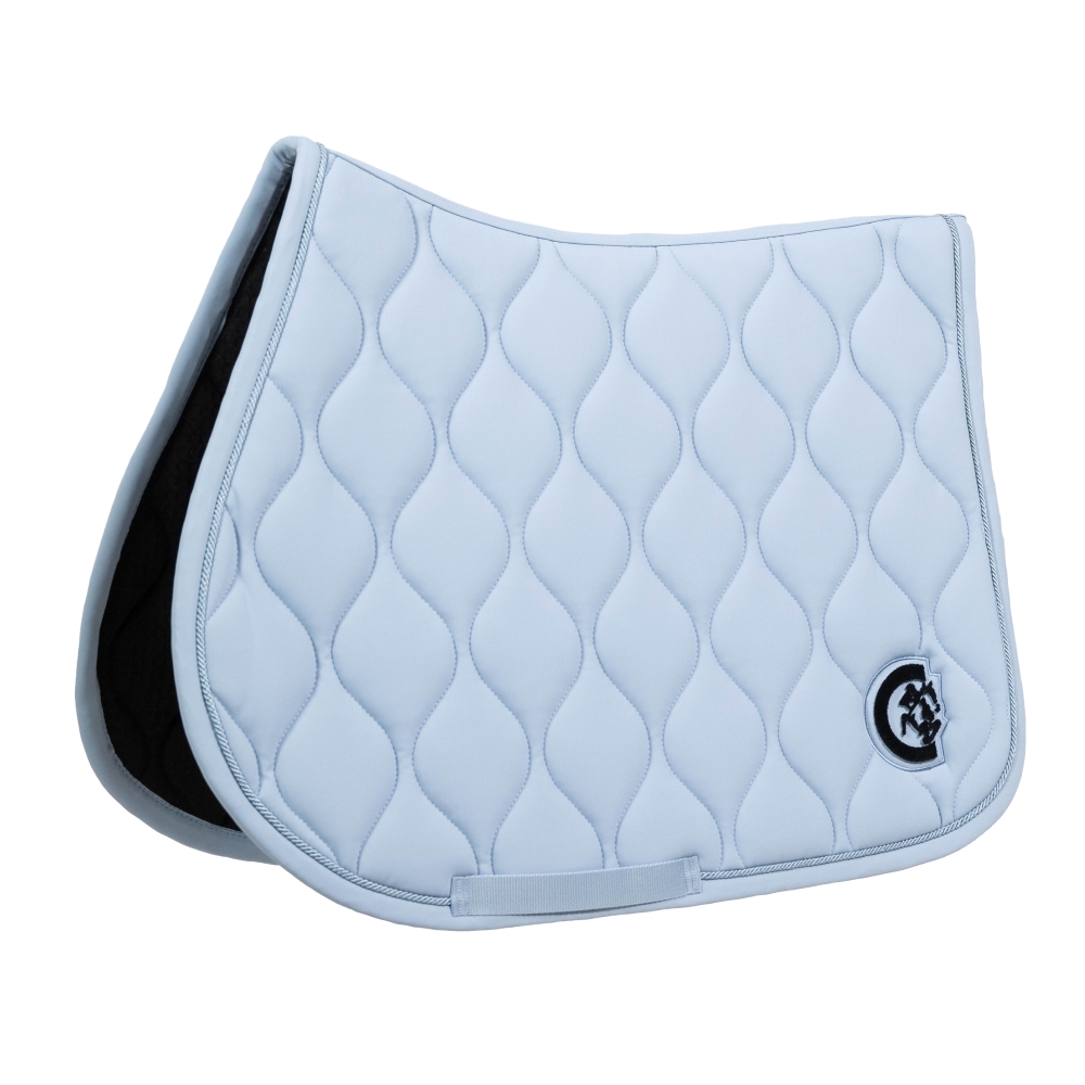 Kentucky Horsewear Schabracke Wave 3D Logo - light blue, Größe Springen