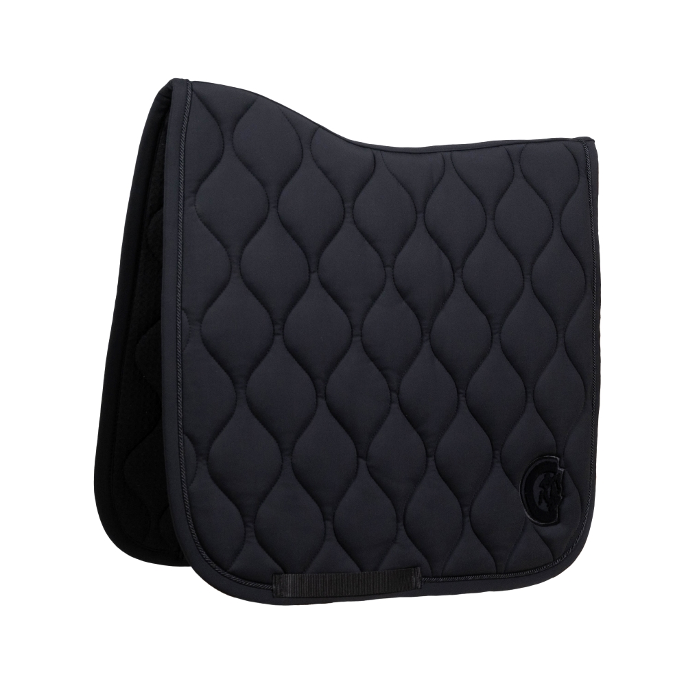 Kentucky Horsewear Schabracke Wave 3D Logo - black, Größe Dressur