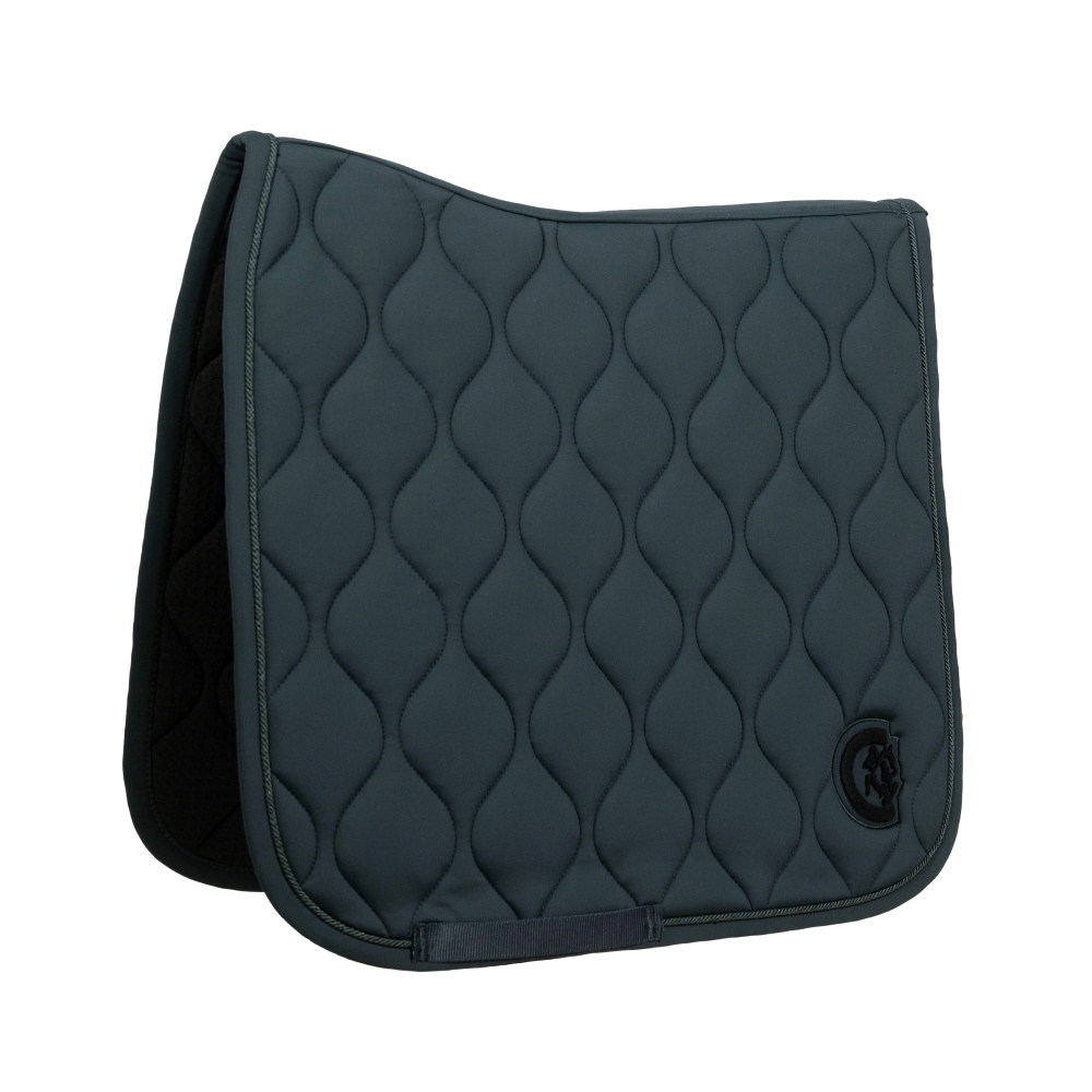 Kentucky Horsewear Schabracke Wave 3D Logo - pine green, Größe Dressur