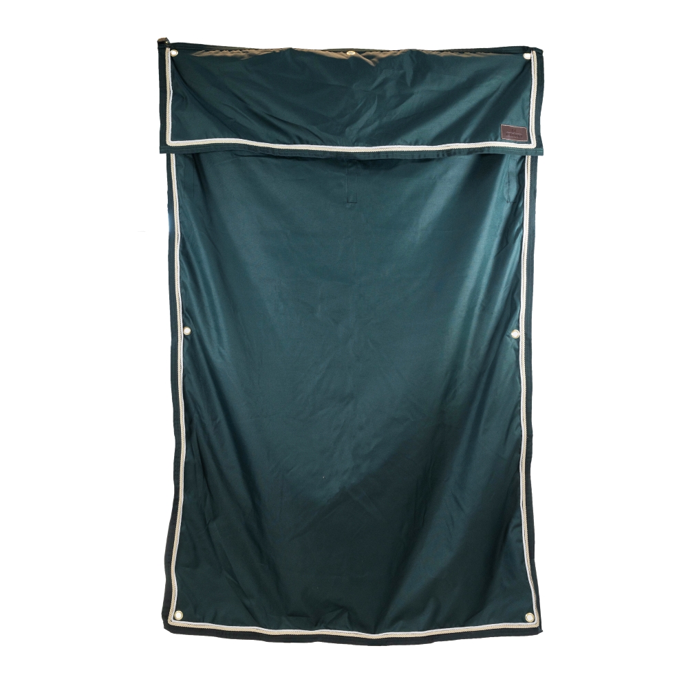 Kentucky Horsewear Boxenwandvorhang wasserdicht classic 135x200cm - dark green